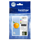 Brother LC-3211VALDR Ink cartridge multi pack Bk,C,M,Y, 4x200 pages ISO/IEC 19752 Pack=4 for Brother DCP-J 772