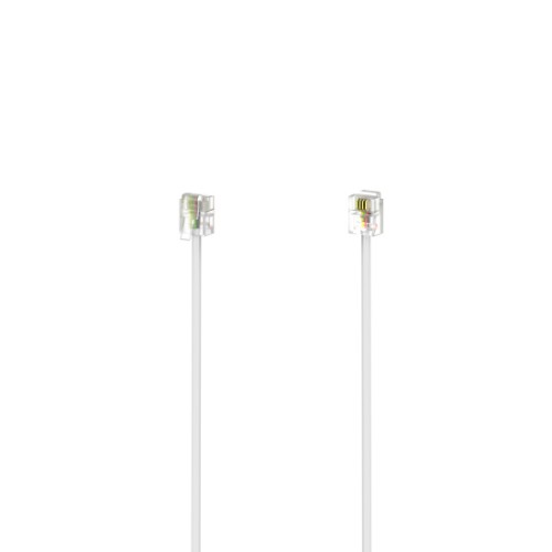 Hama Modular Cable, 6p4c Plug - 6p4c Plug, 3 m, white