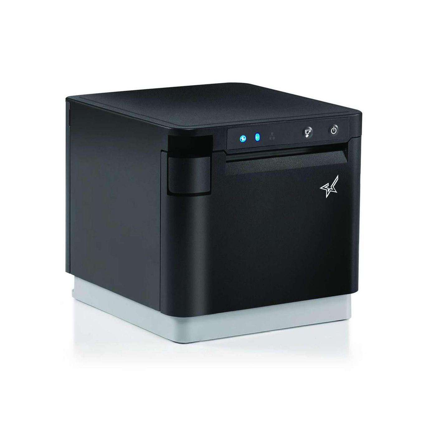 Star Micronics MCP31CBI BK E+U, mPOS Receipt Printer - 400mm/s Direct Thermal, 58/80mm paper width, Bluetooth, USB-C with Power Delivery for iOS / Android, Ethernet LAN, USB-A peripheral hub, CloudPRNT Next, Black Case, EU UK, 24VDC PS included  - Computers - Star Micronics