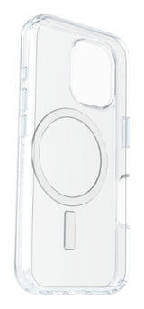 OtterBox Symmetry Series Clear for MagSafe + Premium Glass for Apple iPhone 16, Transparent