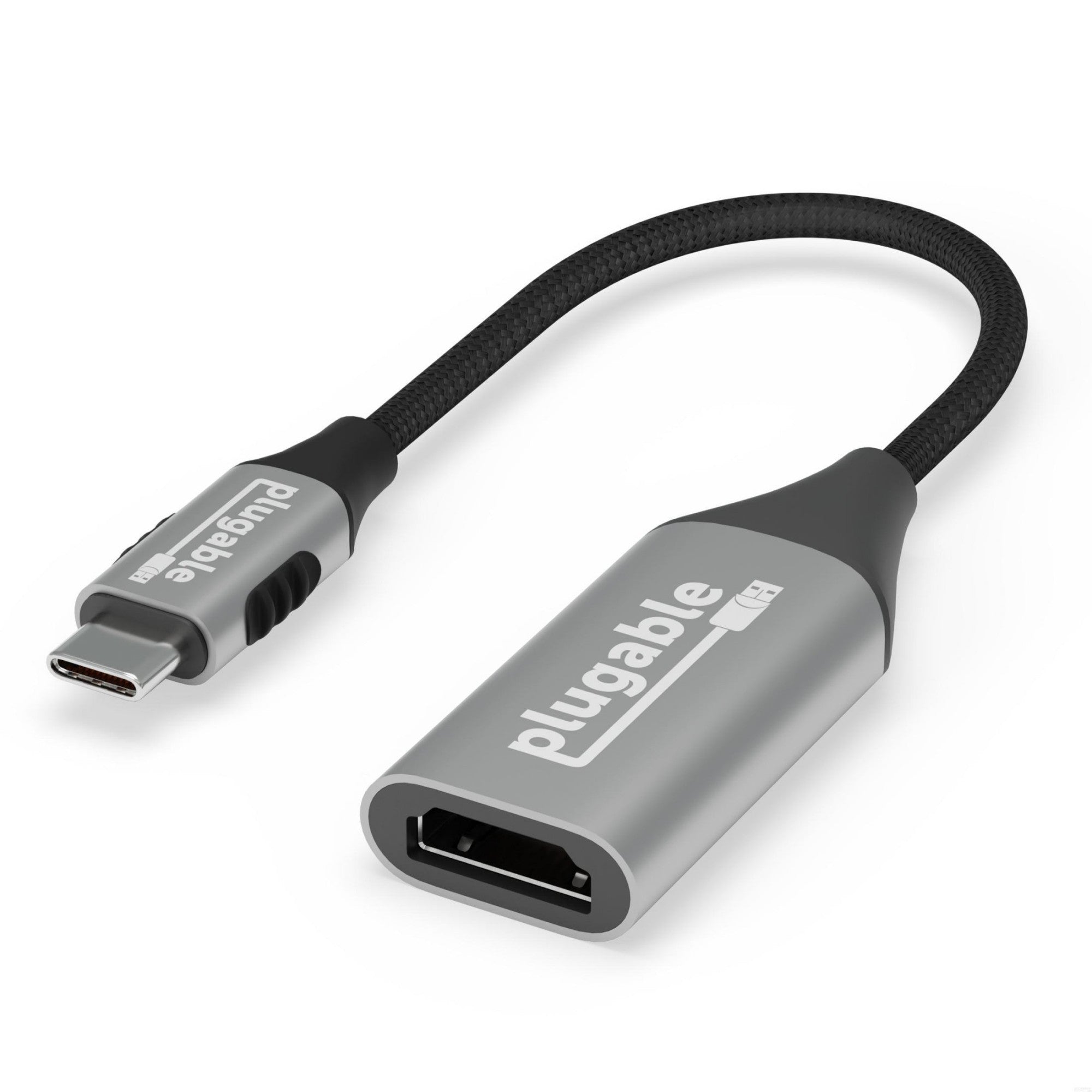 Plugable Technologies USBC-HDMI8K video cable adapter HDMI Type A (Standard) USB Type-C Aluminium, Black  - Computer Cables - PLUGABLE TECHNOLOGIES