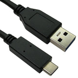 Cables Direct USB3C-921-2M USB cable USB 3.2 Gen 1 (3.1 Gen 1) USB C USB A Black