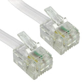 Cables Direct 3m RJ-11/RJ-11 White