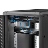 StarTech.com 2U Server Rack Shelf - Universal Rack Mount Cantilever Shelf for 19" Network Equipment Rack & Cabinet - Heavy Duty Steel – Weight Capacity 44lb/20kg - 16" Deep Tray, Black