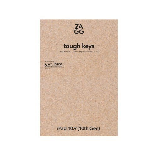 ZAGG Tough Keys-Apple-iPad 10th Gen/A16-Black-UK(B2B Brown Box)
