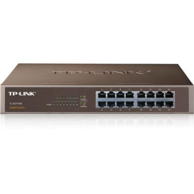 TP-Link TL-SG1016D network switch Unmanaged L2 Gigabit Ethernet (10/100/1000) Black