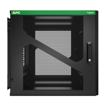 APC NetShelter WX AR112SM - 19 inch Wall Patch Cabinet, 12U/U, 800MM deep, Side mounting, Mounted