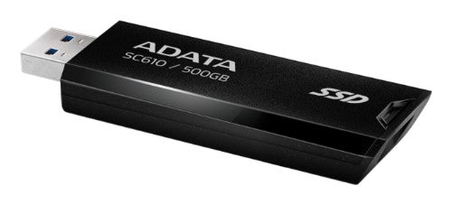 ADATA SC610 500 GB USB Type-A 3.2 Gen 2 (3.1 Gen 2) Black