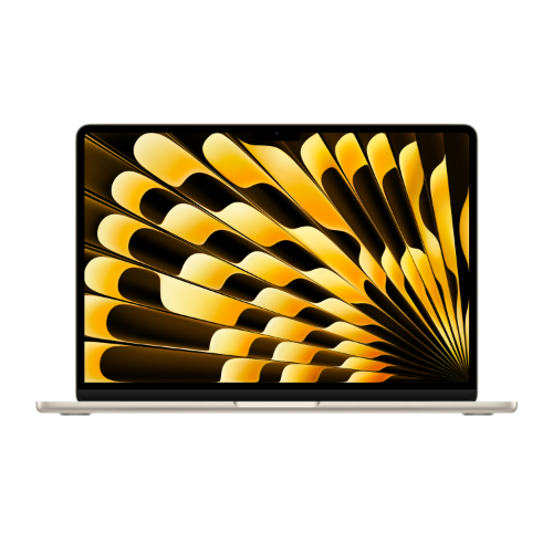 Apple MacBook Air Apple M M3 Laptop 38.9 cm (15.3") 8 GB 256 GB SSD Wi-Fi 6E (802.11ax) macOS Sonoma Beige