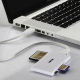 Hama USB 3.0 Multi-Card Reader, SD/microSD/CF/MS, white