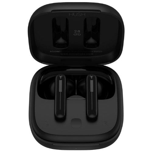 Boompods bassline HUSH ANC Headset True Wireless Stereo (TWS) In-ear Calls/Music Bluetooth Black