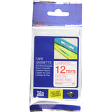 Brother TZE-232 DirectLabel red on white Laminat 12mm x 8m for Brother P-Touch TZ 3.5-18mm/6-12mm/6-18mm/6-24mm/6-36mm