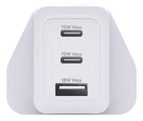 dbramante1928 IT - UK W. Charger - 2xUSB-C 70W + 1xUSB-A - WHT