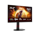 AOC G4 Q27G4SDR computer monitor 67.3 cm (26.5") 2560 x 1440 pixels Quad HD QD-OLED Black, Red