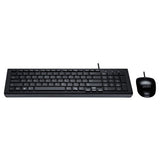 MSI USB Combo Copilot PRO_UK keyboard Mouse included Home/Office QWERTY UK English Black