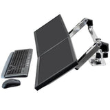 Ergotron LX Series 45-245-026 monitor mount / stand 68.6 cm (27") Desk Silver