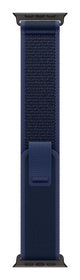 Apple 49mm Blue Trail Loop - M/L - Black Titanium Finish