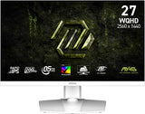 MSI MAG 274QRFW E20 computer monitor 68.6 cm (27") 2560 x 1440 pixels Wide Quad HD LCD White