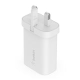 Belkin WCA004MY1MWH-B5 mobile device charger Smartphone White AC Fast charging Indoor