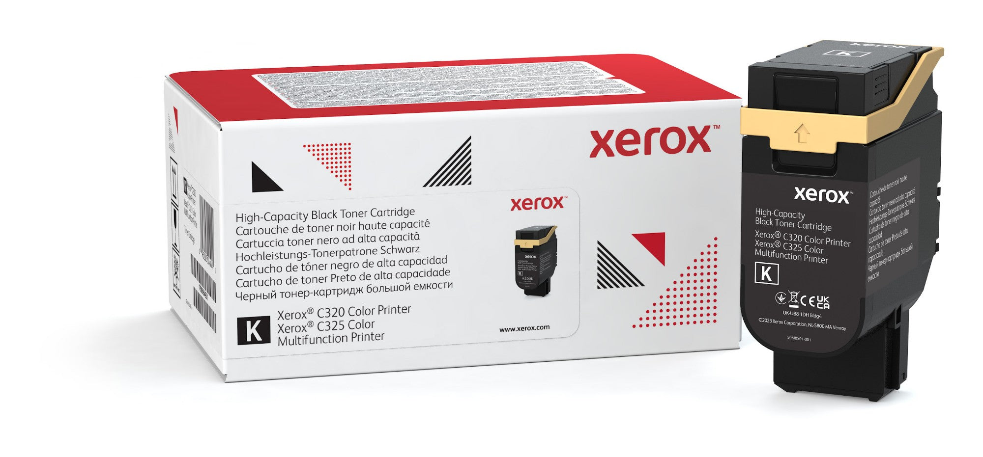 Xerox Genuine Xerox® C320 Color Printer​/​C325 Color Multifunction Printer Black High capacity Toner Cartridge (8000 Pages) - 006R04831