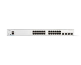 Cisco Catalyst 1300-24T-4G Managed Switch, 24 Port GE, 4x1GE SFP, Limited Lifetime Protection (C1300-24T-4G)