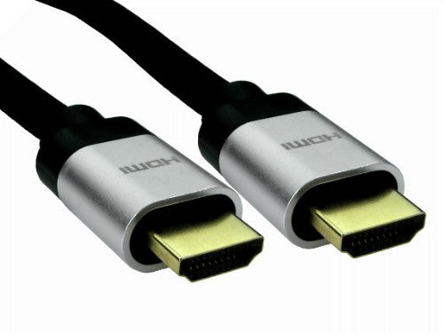 Cables Direct CDLHD8K-00SLV HDMI cable 0.5 m HDMI Type A (Standard) Black, Silver