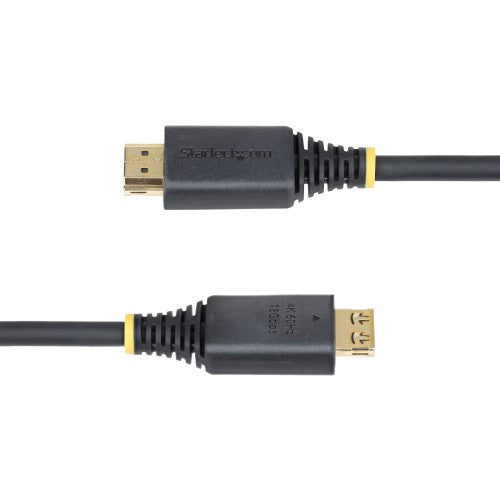 StarTech.com 8ft (2.4m) High Speed HDMI Cable with Gripping Connectors, 4K 60Hz/1440p 144Hz, HDR10/HDCP 2.2/ARC, 18Gbps, UHD HDMI 2.0 Cord for TV/Monitor/Display, TPE Jacket