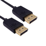 Cables Direct DP8K-SLIM01M DisplayPort cable 1 m Black