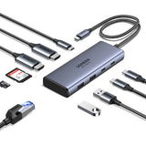 Ugreen 7-in-1 USB-C Hub CM498 Docking Dock Grey