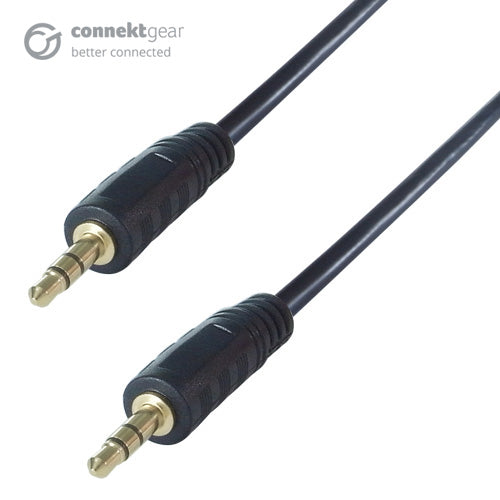 15m 3.5mm Stereo Jack Audio Cable - Male to Male - Gold Connectors