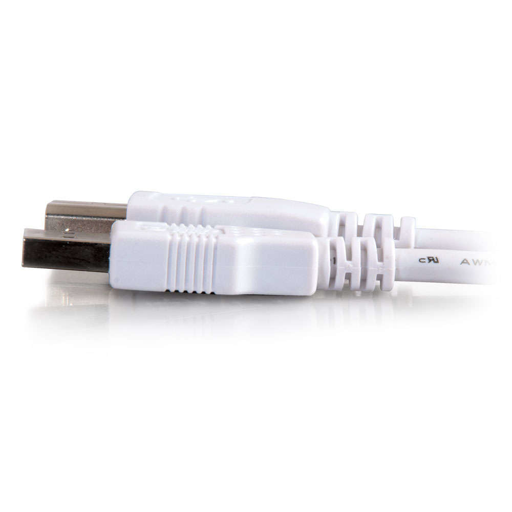 C2G 3m USB 2.0 A/B Cable USB cable USB A USB B White  - Computer Cables - C2G