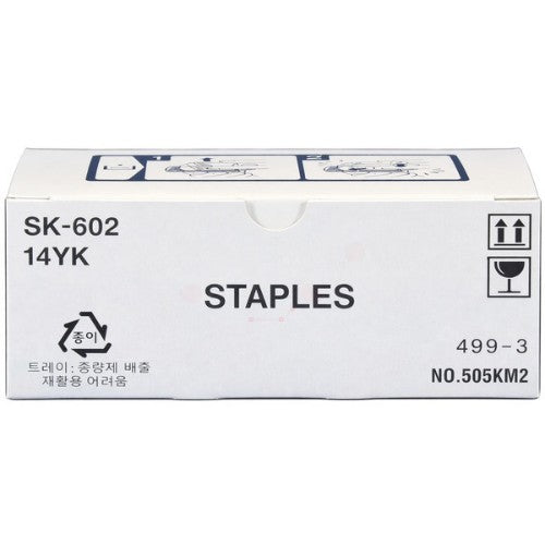 Konica Minolta 14YK/SK-602 Staples 3x5000 for Develop Ineo 224 e/KM Bizhub C 300/KM Bizhub C 750 i/KM Bizhub 224 e/Olivetti d-Color MF 30