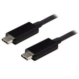 StarTech.com 3ft (1m) USB-C Cable, USB 10Gbps, 60W (3A) Power Delivery, 8K 60Hz / 4K 144Hz DP Alt Mode, USB-IF Certified - Thunderbolt Compatible