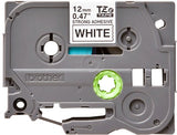 Brother TZE-S231 DirectLabel black on white extra strong Laminat 12mm 8m for Brother P-Touch TZ 3.5-18mm/6-12mm/6-18mm/6-24mm/6-36mm