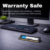 Origin Storage 8GB DDR4 3200MHz UDIMM 1Rx8 Non-ECC 1.2V