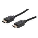 Manhattan HDMI 4K@60Hz Cable with Ethernet, 1m, Certified, Suitable for ALL 4K & 1080p/HD uses - when upgrading now or have it ready for when you need it, Male to Male, Black, Ultra HD 4k x 2k, Lifetime Warranty, Premium High Speed, Equivalent to HDMM1MP