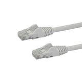 StarTech.com 15ft CAT6 Ethernet Cable - White CAT 6 Gigabit Ethernet Wire -250MHz 100W PoE RJ45 UTP Network/Patch Cord Snagless w/Strain Relief Individually Tested