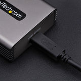 StarTech.com USB4 to Ethernet Adapter, 10GbE, Multi-Gigabit, Thunderbolt Compatible, 10GBASE-T/5G/2.5G NIC, 10G Ethernet Adapter, 0.5m USB4 Cable, Win/Mac, TAA