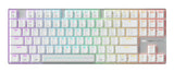 CHERRY MX 8.2 Pro TMR Wireless keyboard Gaming USB + RF Wireless + Bluetooth QWERTY US International Silver, White
