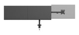 Neomounts DS60-600BL3 Monitor arm 10-27" - Quick-fix - 180°-stop