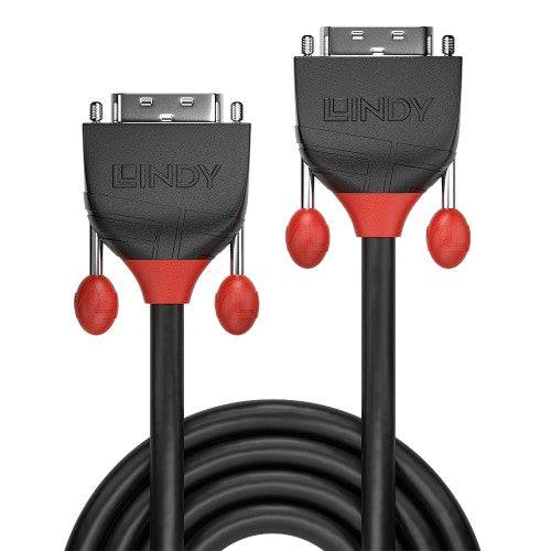 Lindy 3m DVI-D Single Link Cable, Black Line