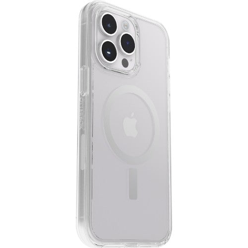 OtterBox Symmetry+ Clear Case for iPhone 14 Pro for MagSafe, Shockproof, Drop proof, Protective Thin Case, 3x Tested to Military Standard, Antimicrobial Protection, Clear, No Retail Packaging