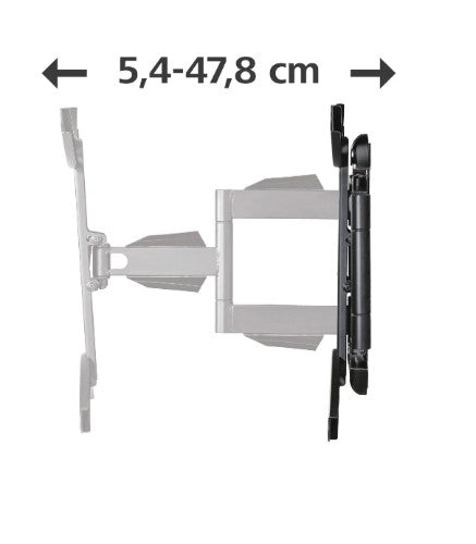 Hama TV Wall Bracket, Swivel, Tilt, Pull-out, 191 cm (75) up to 45 kg