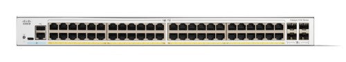 Cisco Catalyst 1200-48P-4X Smart Switch, 48 Port GE, PoE, 4x10GE SFP+, Limited Lifetime Protection (C1200-48P-4X)