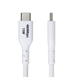 StarTech.com 6.6ft (2m) USB-A to USB-C Charging Cable, Charge & Sync, 3A, USB 2.0, TPE Jacket - White USB Charging Cord