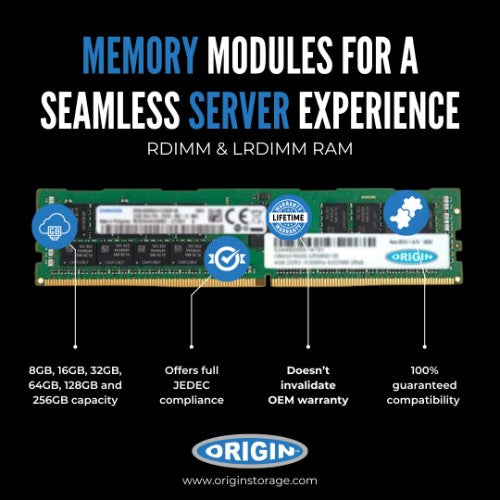 Origin Storage 128GB DDR4 2933MHz LRDIMM 4Rx4 ECC 1.2V
