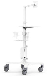 Compulocks Medical Rolling Cart for VESA Mounts - Premium Rolling Cart