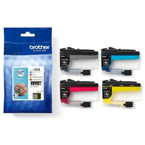 Brother LC-424VAL Ink cartridge multi pack Bk,C,M,Y, 4x750 pages ISO/IEC 19752 Pack=4 for Brother DCP-J 1200