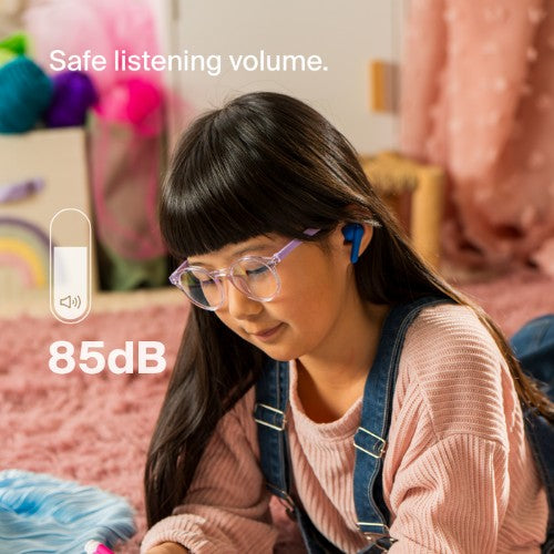 Belkin SoundForm Nano 2 Headphones Wireless In-ear Calls/Music Micro-USB Bluetooth Blue