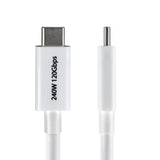 StarTech.com 1.5ft (50cm) Thunderbolt 5 Cable, 80Gbps/Up to 120Gbps, 240W PD, 8K 60Hz, Certified Thunderbolt Cable, Compatible w/Thunderbolt 4/USB4/USB-C - White